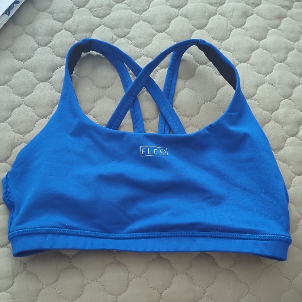 Fleo Vibrant Blue Sports Bra